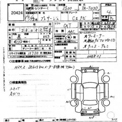 ������� ����������� ����� NISSAN PRESAGE