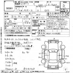 ������� ����������� ����� TOYOTA MR2
