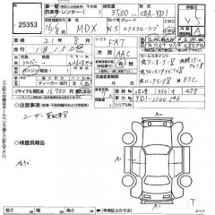 ������� ����������� ����� HONDA MDX
