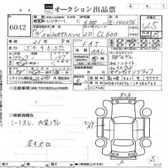 ������� ����������� ����� MERCEDES BENZ CL